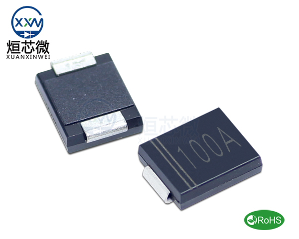 1.5SMC100A參數(shù),TVS二極管1.5SMC100A瞬態(tài)抑制二極管